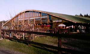 Die Reithalle in Mehrow-Trappenfelde