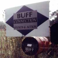 Einfahrt tum Testgelände der Buff-Connection in Trappenfelde